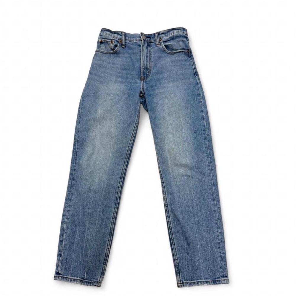 Abercrombie & Fitch Blue Denim The Mom High Rise Jeans Size 26/2